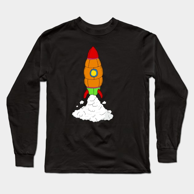 plush rocket Long Sleeve T-Shirt by gazonula